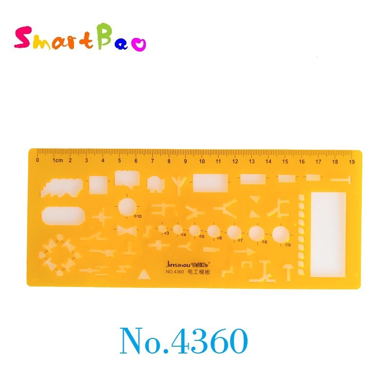 Electrical Engineering Drawing Template Drafting Stencil No.4360