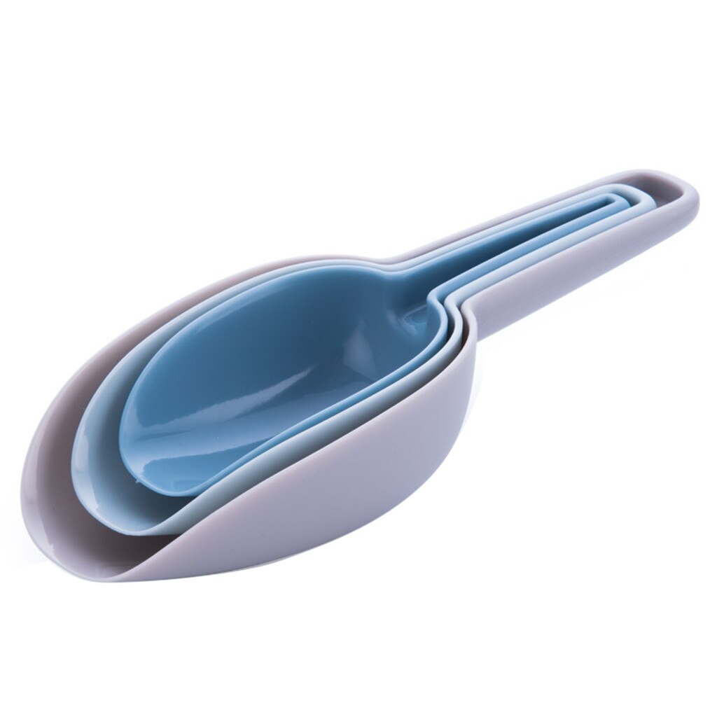 3 plastic scoop is buffet slik køkken skovl nødde kæledyrsfoder mel scoop: Default Title