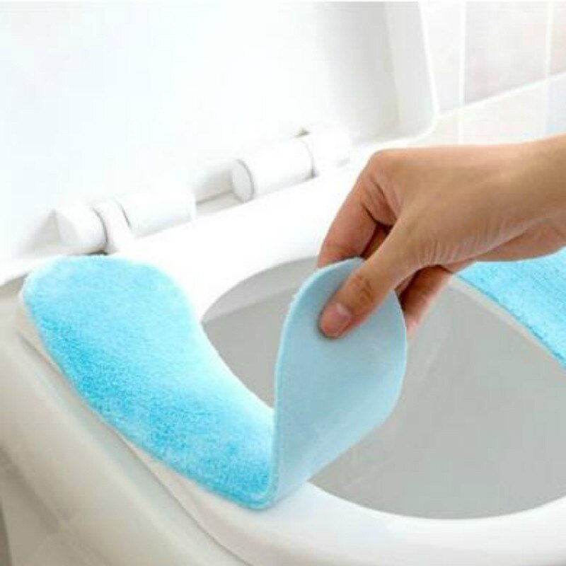 Vaskerum varmt vaskbart sundhed klæbrig toiletmåtte sædeovertræk pad husstand genanvendelig blød vinter tyk toilet sædeovertræk badeværelse