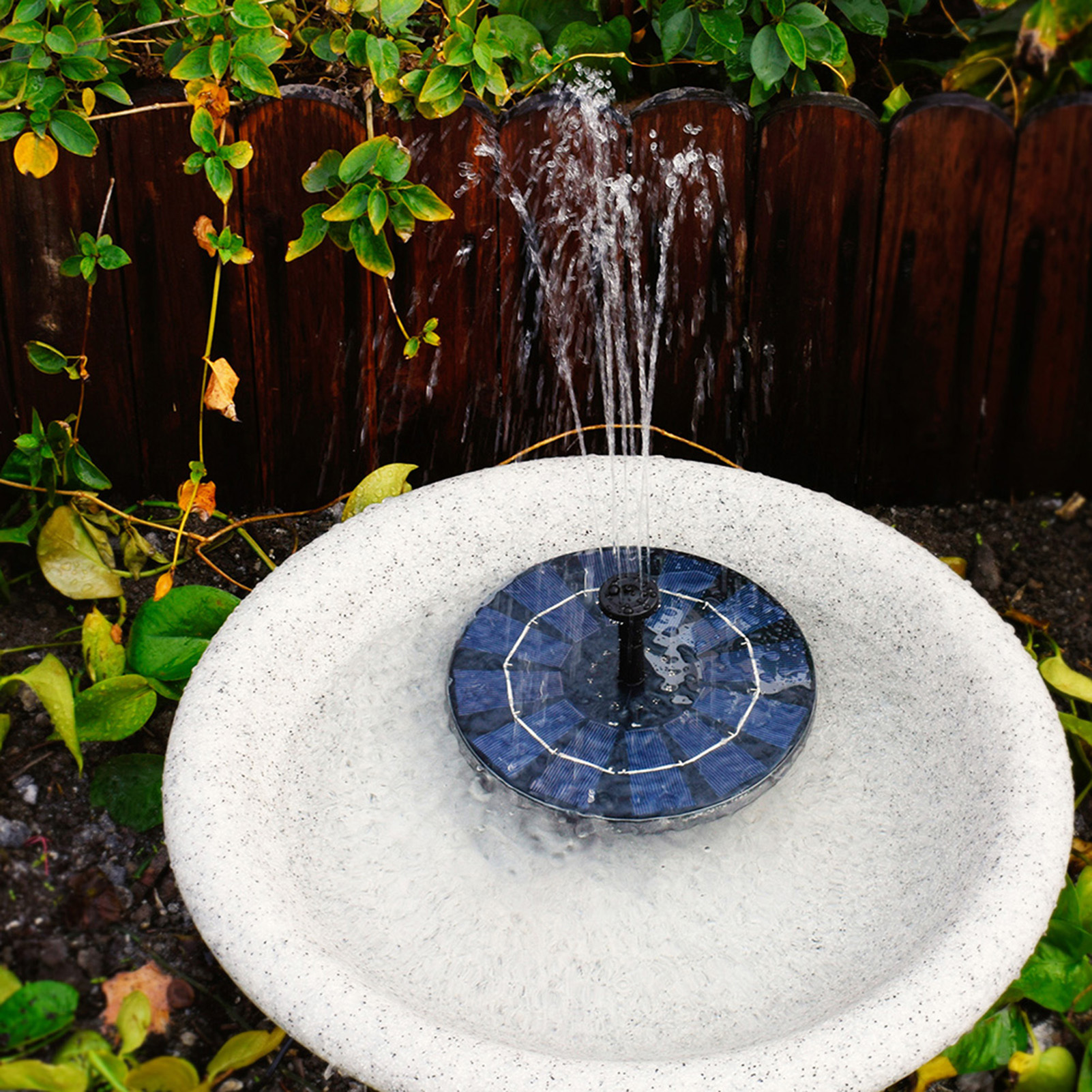 Solar Fountain Pump Floating Water Fountain Bird Bath Fountain With 7 Nozzles Solar Fountains For Bird Baths Fish Pond Water