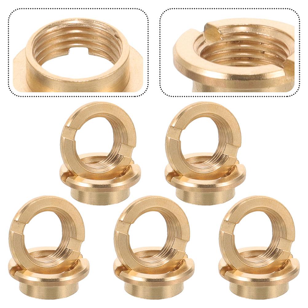 12 Pcs Quartz Clock Accessories Nut Movement Replacement Nuts Mechanism Repair Accessory Battery Operated Clocks Parts