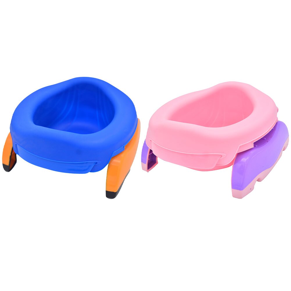 Potje-Toilet Training Seat 2 In 1 Portable Antislip Wc Trainer Met 10 Potje Liners Set Auto interieur Accessoires Voor Kids