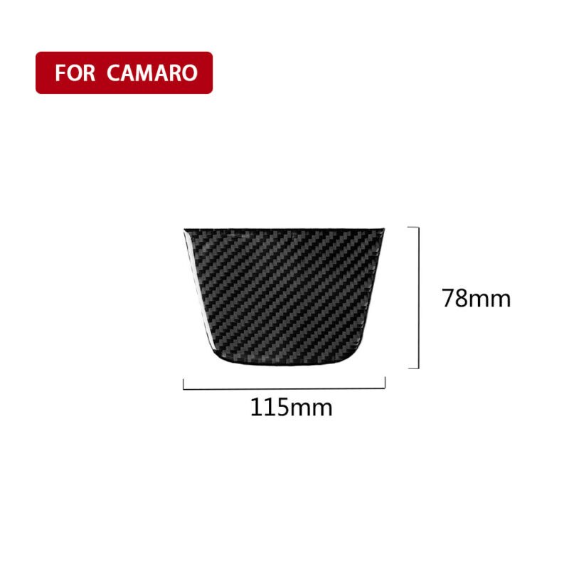Carbon Fiber Car Dashboard Decor Trim Sticker For Chevrolet Camaro Car Decor Sticker