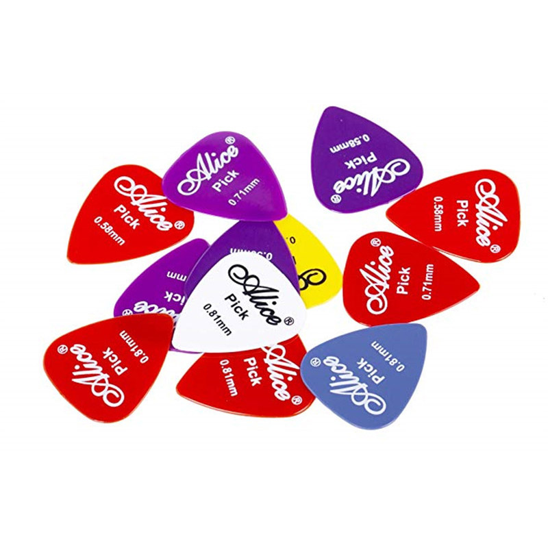 20/50 Stks/set Elektrische Gitaar Pick Akoestische Muziek Picks Plectrum 0.58/0.71/0.81/0.96/1.20 /1.50 Mm Dikte Gitaar Accessoires