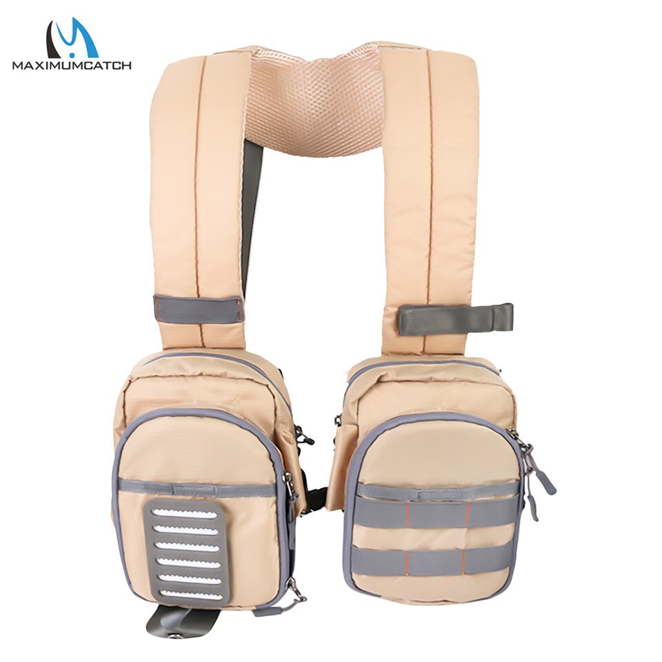 Maximumcatch Compact Fly Fishing Vest Light Weight Adjustable Chest Pack for Men Women Outdoor Fishing Vest: SCO Vest only