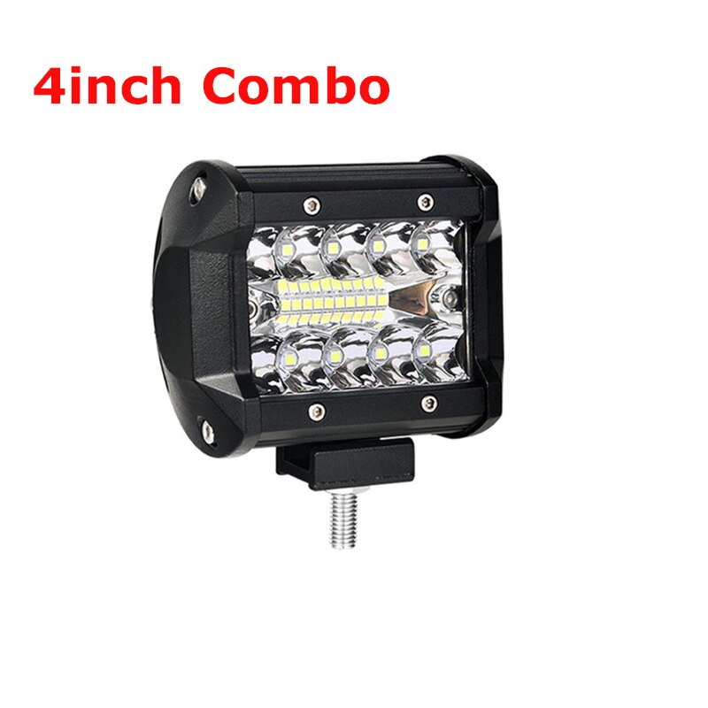 Drievoudige rij offroad lichtbalk 4 inch spot floo... – Vicedeal