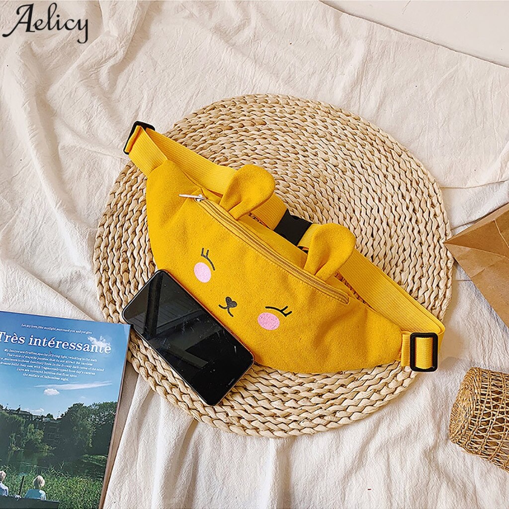 Aelglacial mignon taille sacs femmes poitrine sac femme toile frais couleur sac à main enfant Jokerphone pochette sac à bandoulière