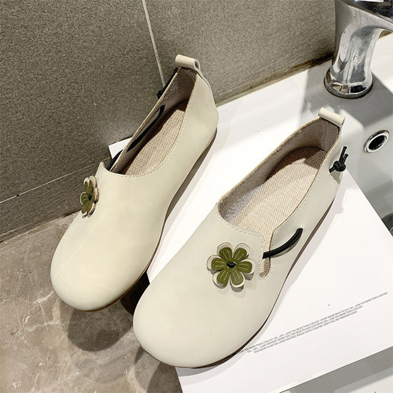 Kvinders efterårssko casual loafers rund tå mokkasiner slip on kvinde komfort platform kvindelige lejligheder dame sko