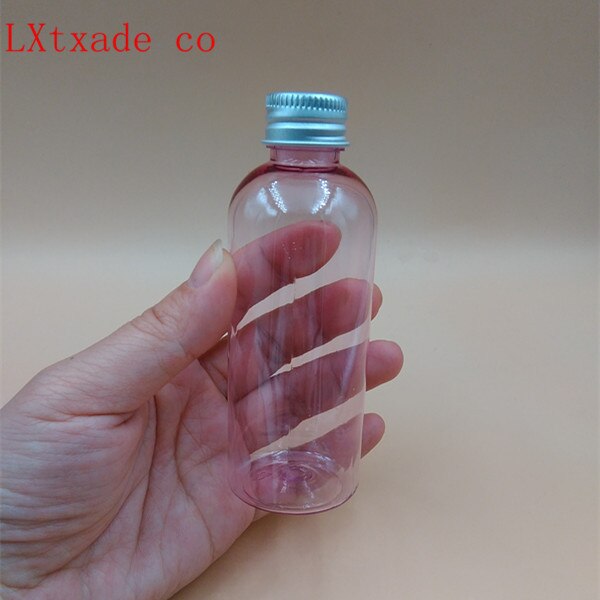 100ml groene, roze, witte plastic lege flessen in originele navulbare stijl, parfum, cosmetische watercontainers: Roze