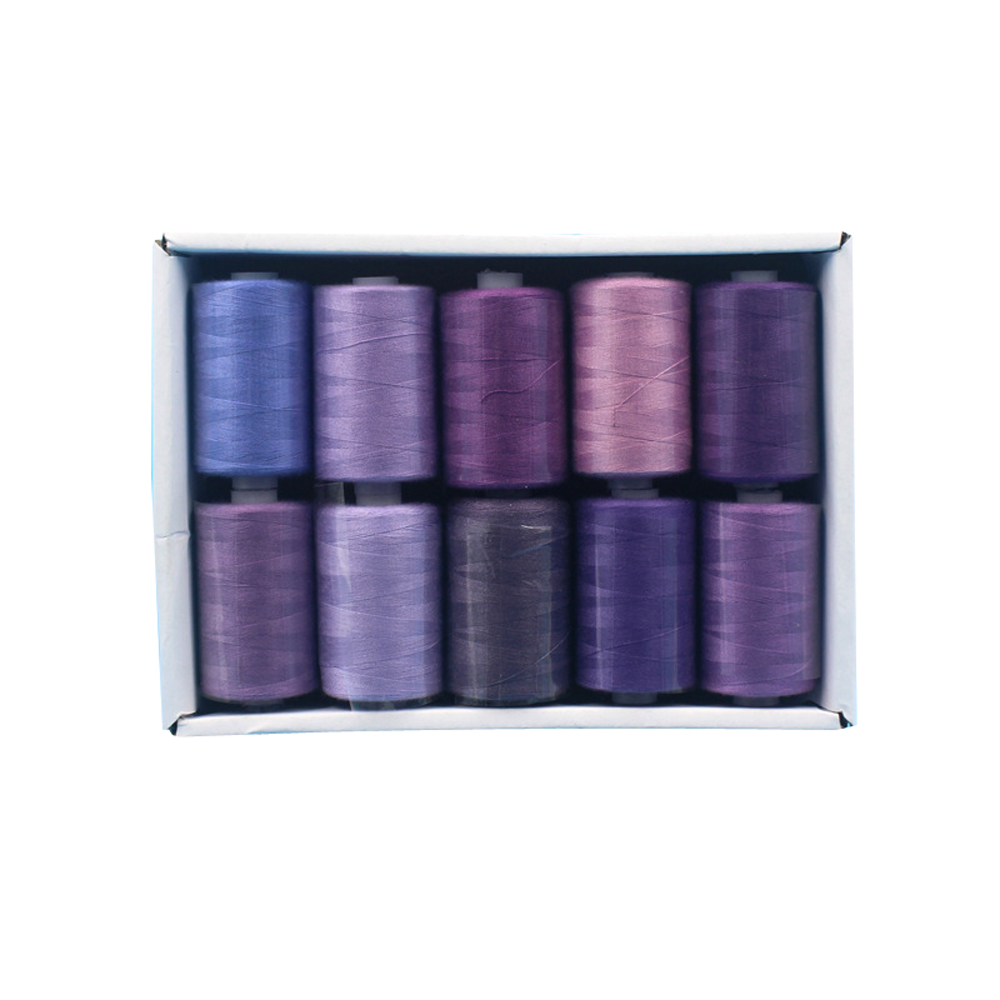 Sewing Thread 10 Colors Set 40S/2 For Sewing Machine Quilting Hand Sewing: set 6