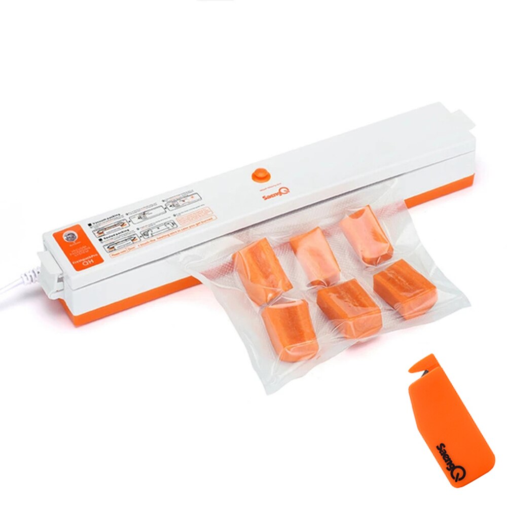 Electric Food Vacuum Sealer Packaging Machine For Home Kitchen Including 15pcs Food Saver Bags Commercial Vacuum Sealing Sealer