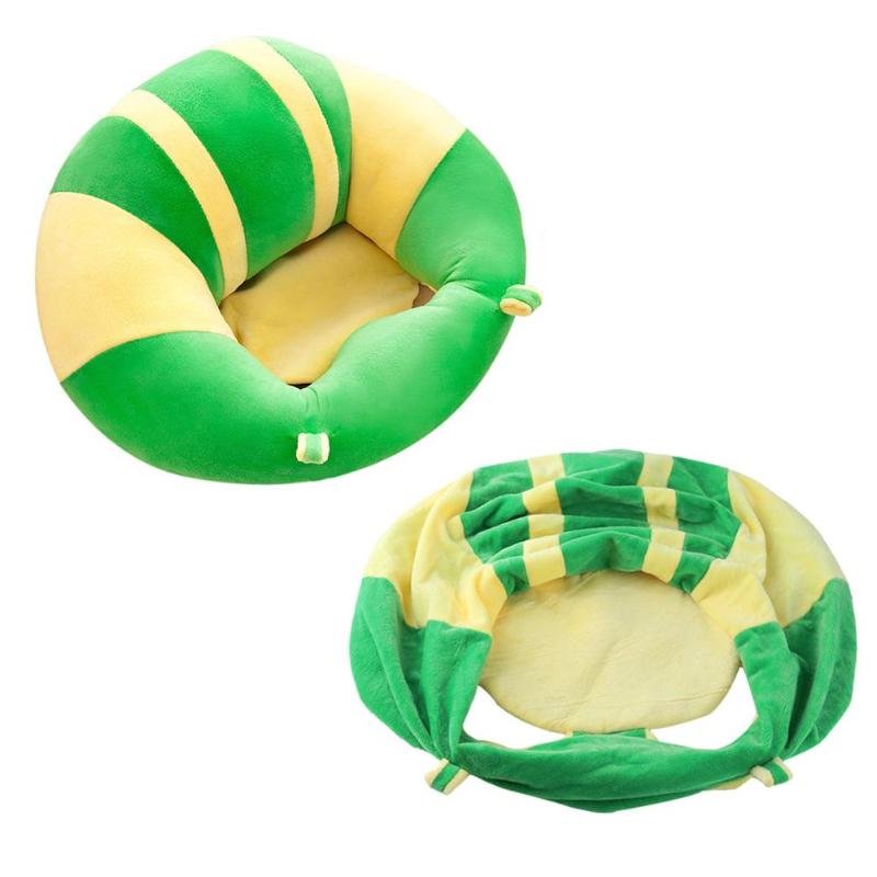 Sofa Support Seat Cover Baby Plush Chair Learning To Sit Comfortable Toddler Nest Puff Washable without Filler Cradle Sofa Chair: 12