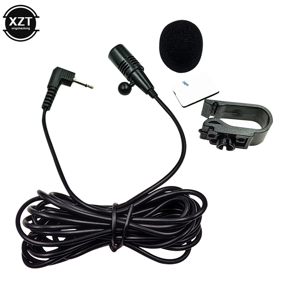 Profis Auto Audio- Mikrofon 2,5mm 3M Ellenbogen Jack Stecker Mic Mini verdrahtet Externe Mikrofon Für Auto DVD Radio 2 Pole Mono