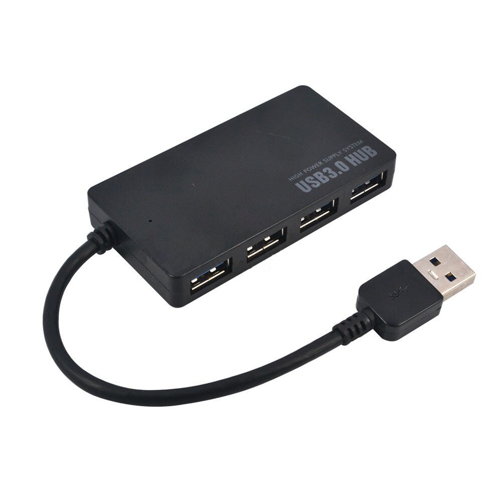 High Speed 4 Poorts Usb 3.0 Hub Met Voeding Poort USB2.0 Splitter Otg Adapter Voor Imac Laptop Desktop Accessoires mode