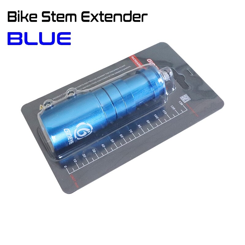 28.6mm cykel gaffel stilk forlænger cykel styret hæve op adapter aluminiumslegering højde øget stilk cykel tilbehør: Blå