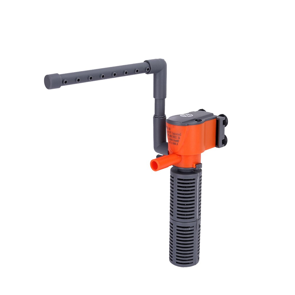 Waterpomp 3w/5w 3- in -1 mini filter aquarium vis sponsfilter zuurstoftoevoer stille luchtpomp voor aquarium aquariumpomp: 5w