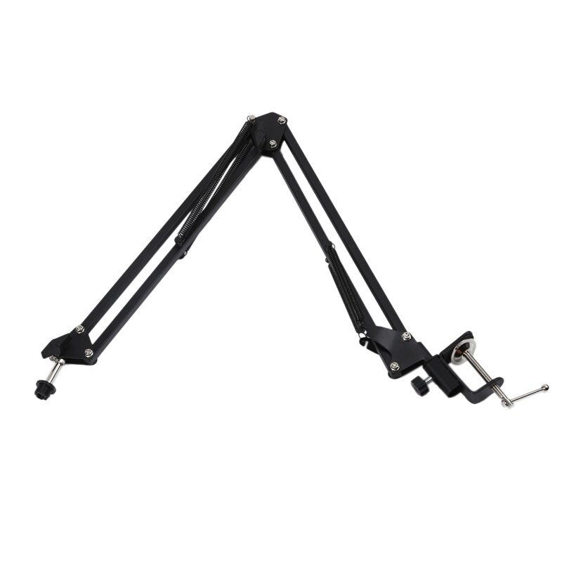 Pro Desktop Microphone Suspension Scissor Arm Microphone Stand Table Mounting Clamp microphone stand neewer mic stand