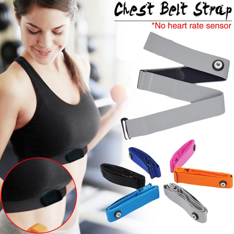 Ceinture thoracique élastique mumian, sangle souple pour moniteur de fréquence cardiaque polar sport running, compatible bluetooth, réglable