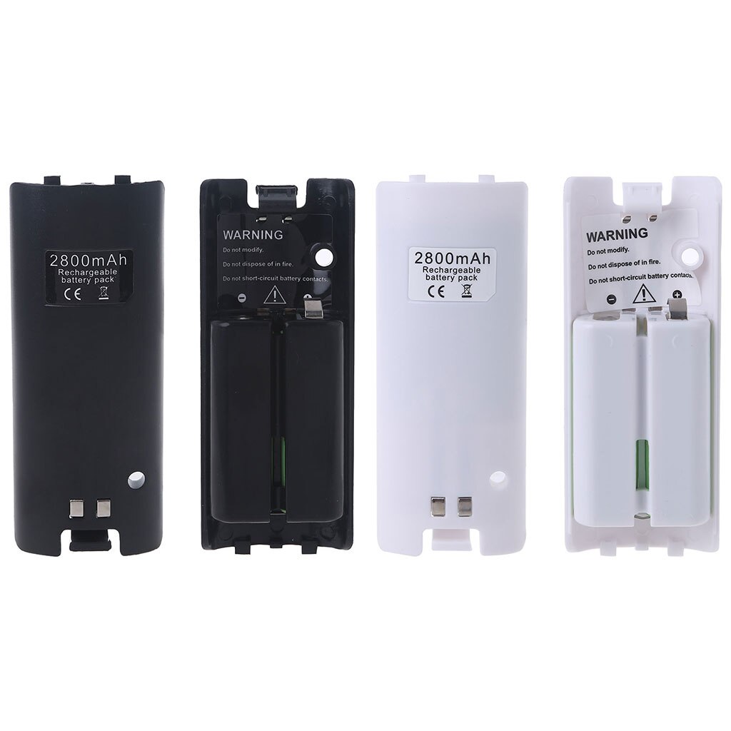 Veilig Powerfrugal Batterij Vervanging Compatibel Met Wii Wii U Game Console 2Pcs 2800Mah Oplaadbare Batterij