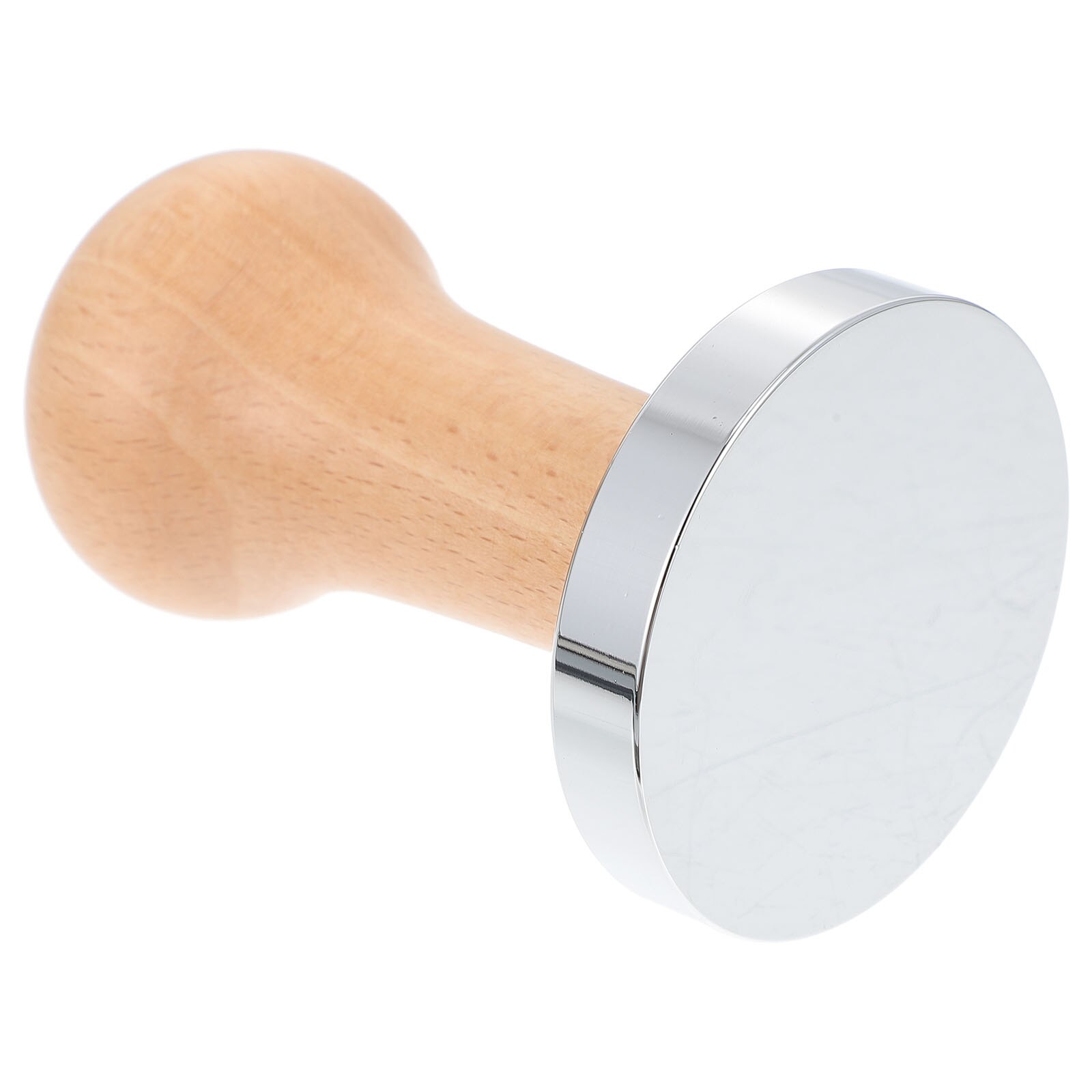 1pc Stainless Steel Coffee Tampers Coffee Bean Pressing Tool Coffee Presser: 9.5X5.8X5.8CM