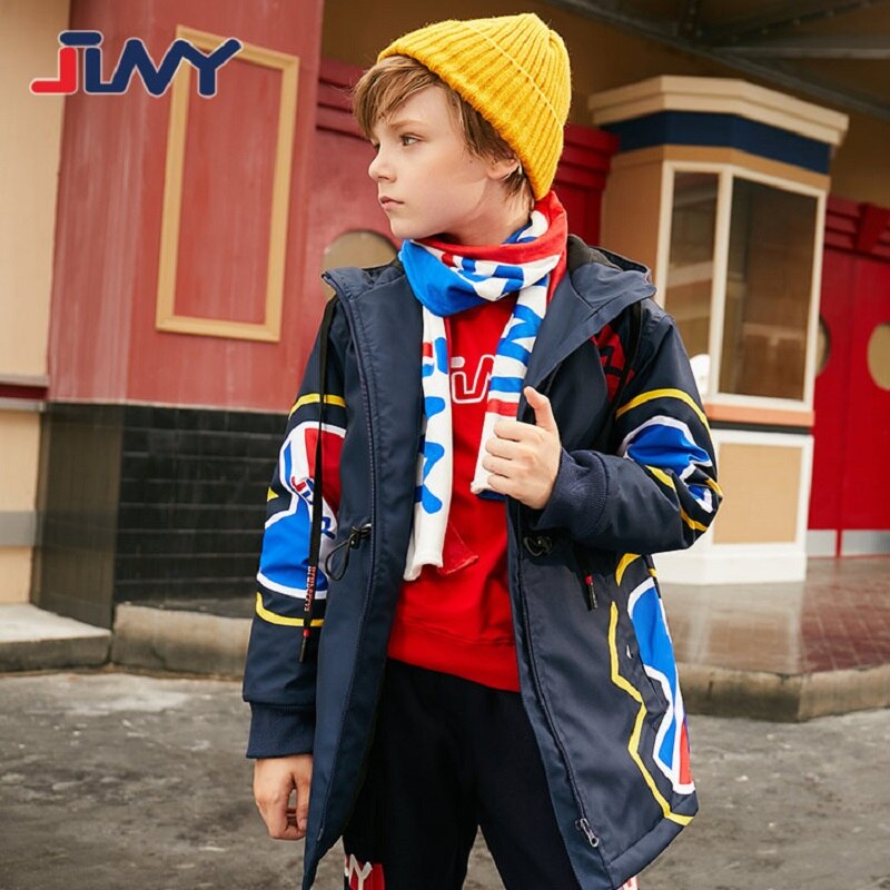 Kinderen Bovenkleding Warme Jas Jongens Sportieve Waterdichte Winddicht Thicken Jassen Voor Jongens Herfst En Winter Kids Kleding Voor 8-14Y