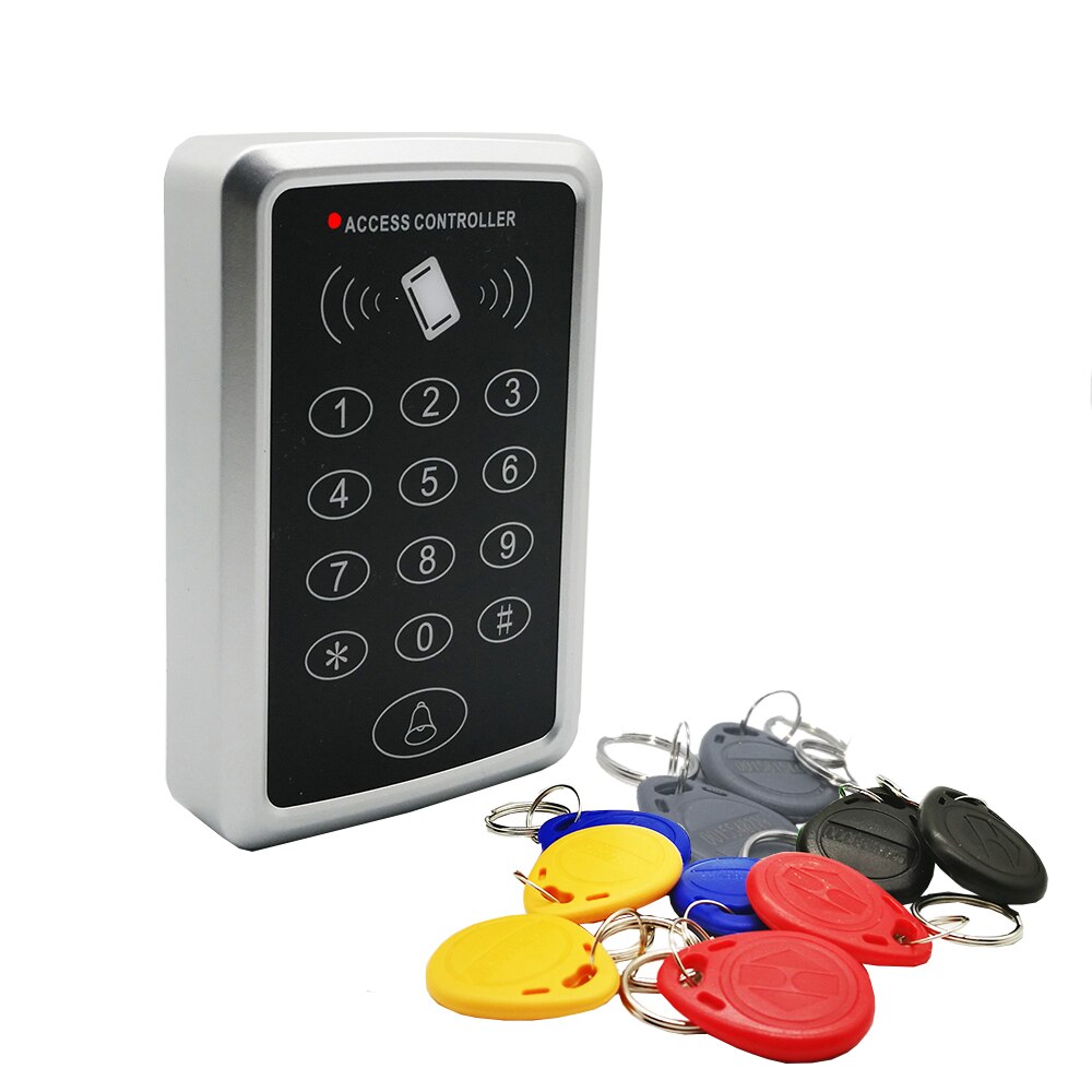 Keypad Proximity 125khz RFID Card Door Lock Controller EM Card Access Control System: T12