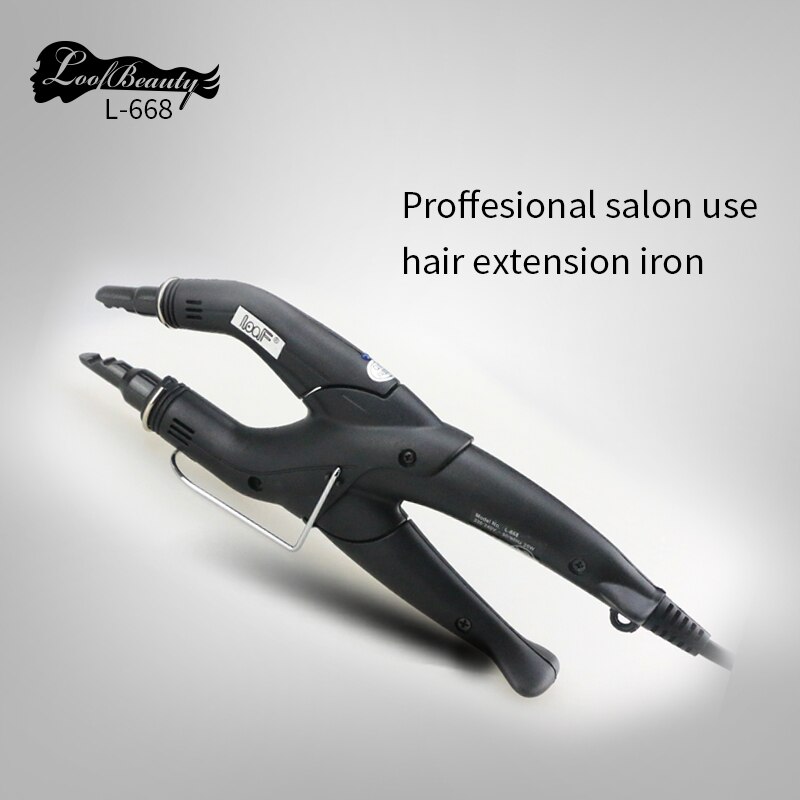 Newest LOOF L-668 Mini Temperature Constant Hair Extension Iron Heat Keratin Fusion Connector Tools