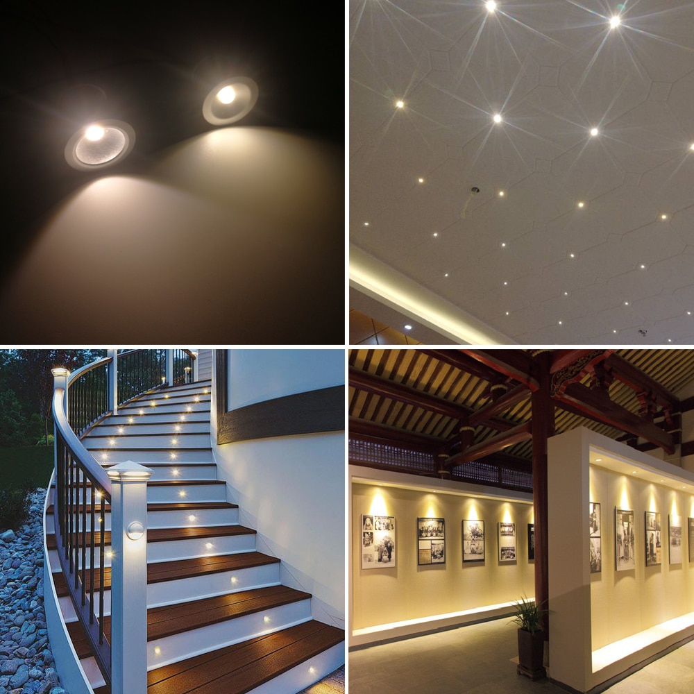 2 Spots LED RGB Sur Piles Avec Télécommande | Éclairage D'Ambiance Pour Vitrine, Plantes, Décoration
