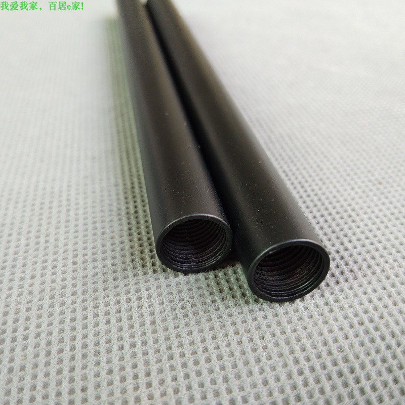 5pcs/lot Black M10 Female Thread Inner Thread Metal Hollow Tube, Connection Rod, Inner Tooth Tube, DIY Lighting Accessories