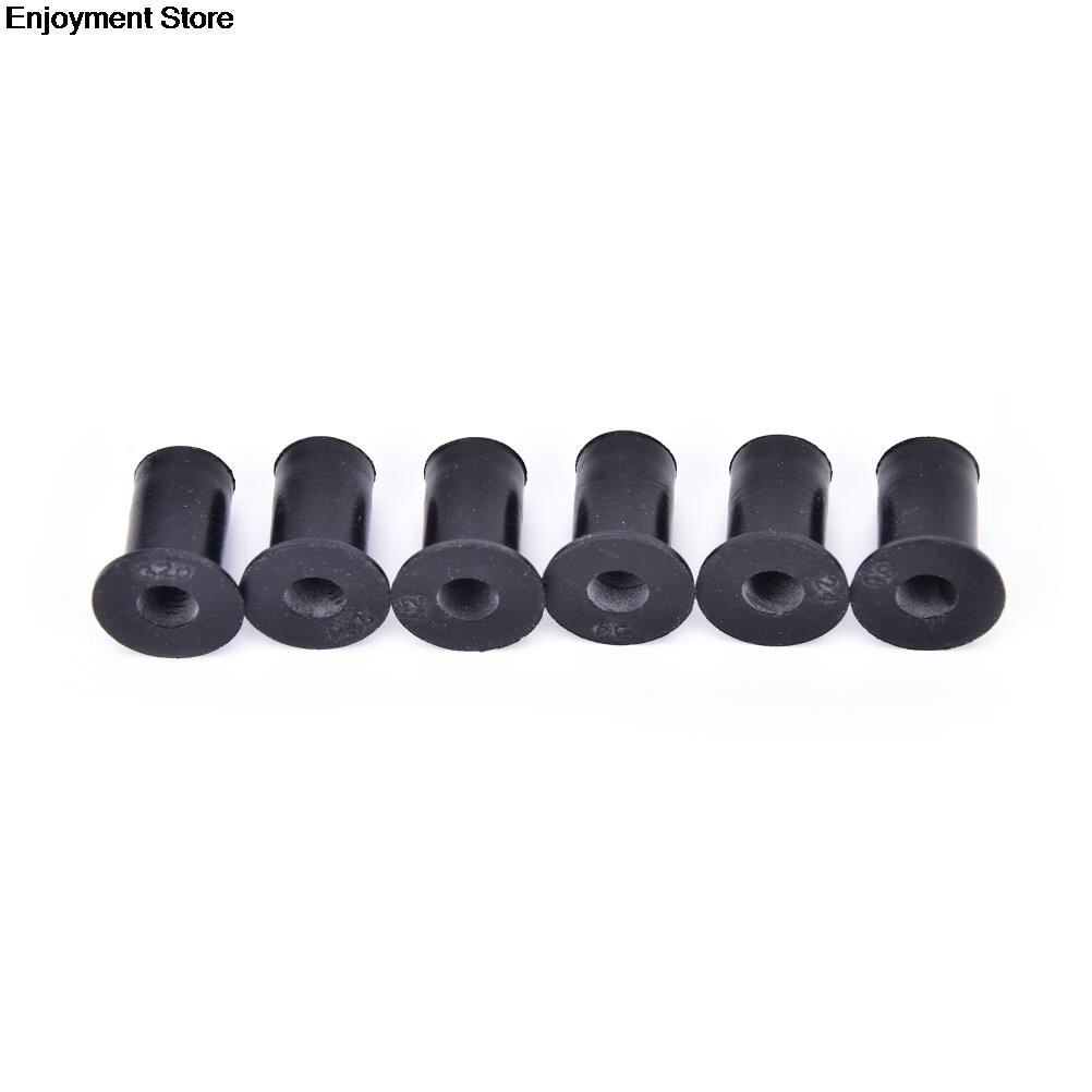 6 pcs Rubber Well Nuts M5 Rubber Well Nuts Blind Fastener rivet fishing kayak accessories jack nuts pack