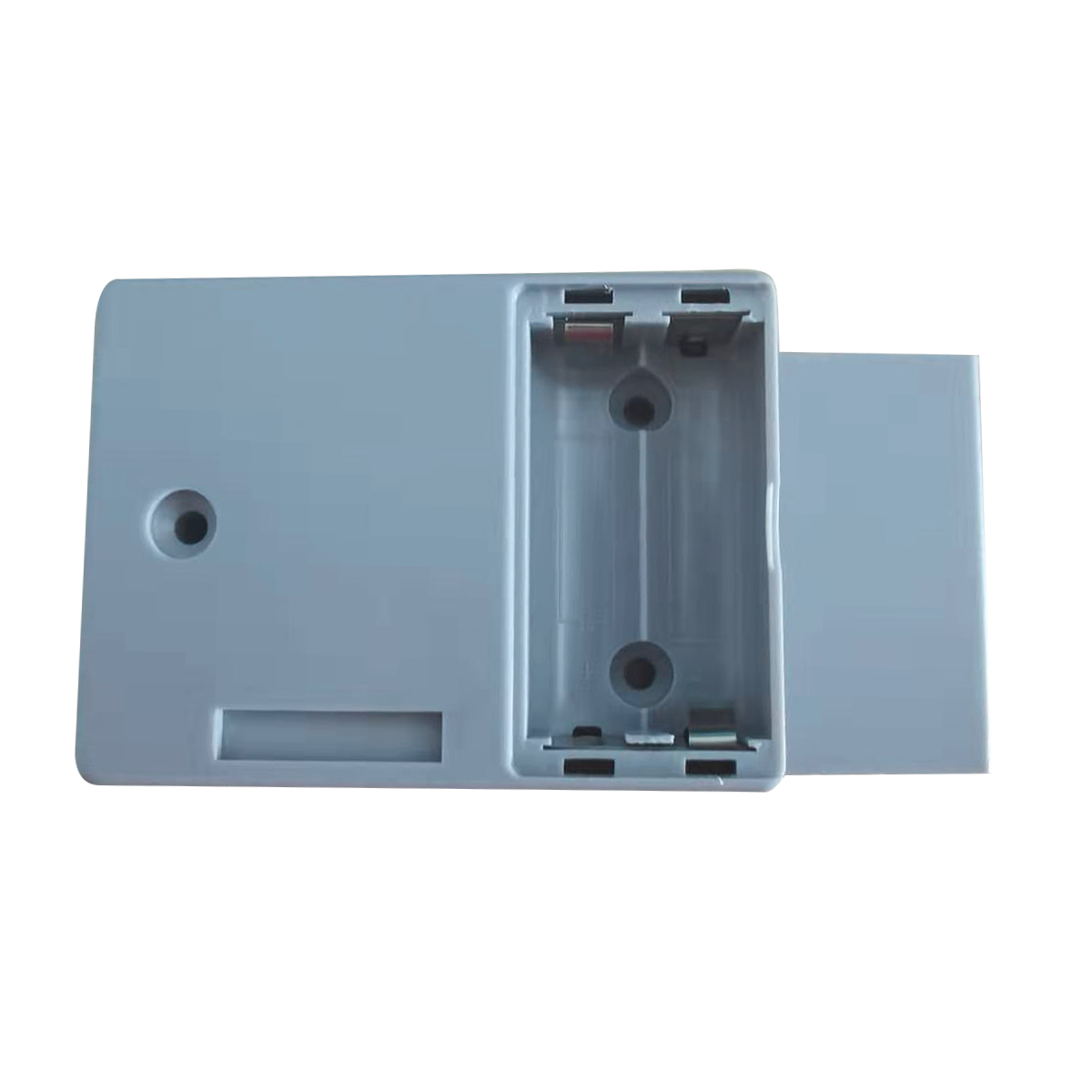 Cabinet Lock Adhesive Hidden Drawer Lock Shoe Cabinet Wardrobe Bathroom Inductive Digital Lock for Double-opening Door Grey T3