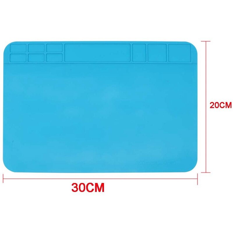 Isolatie Siliconen Solderen Reparatie Mat Hittebestendige Pad Voor Mobiele Telefoon Pcb Bga Soldeerbout Reparatie Pad