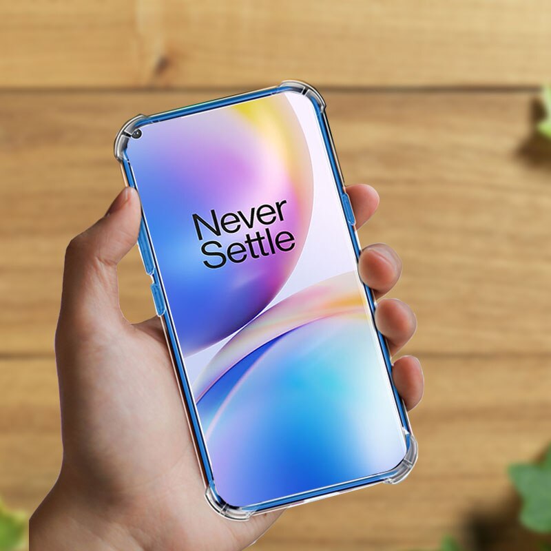 Fallfeste, transparente hülle für oneplus 8 t, 9 , 8 Profi , 7 , 7t, 6, 8t, nord ,  n10 n100, 5g – transparente silikonhülle – handyzubehör