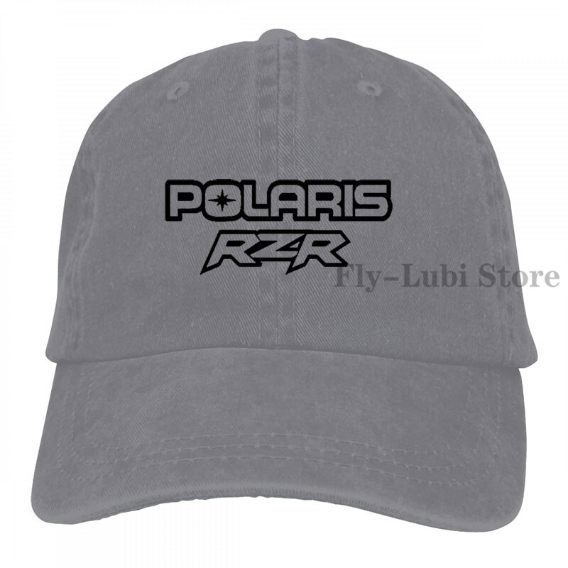 Polaris Rzr Utv 1 Baseball cap men women Trucker Hats adjustable cap: 2-Gray