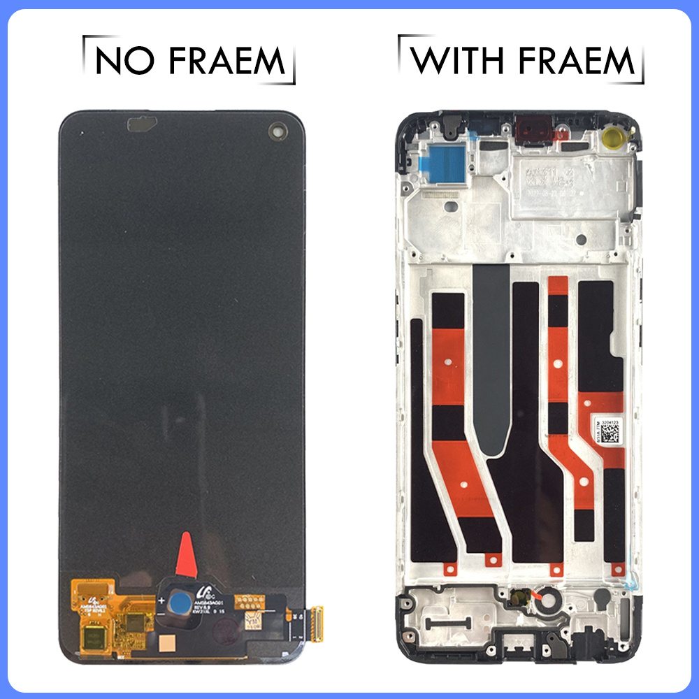6.43" OLED LCD For Oppo Reno7 4G LCD CPH2363 Display Screen Touch Panel Digitizer For Oppo Reno 7 Display Replacement Repair