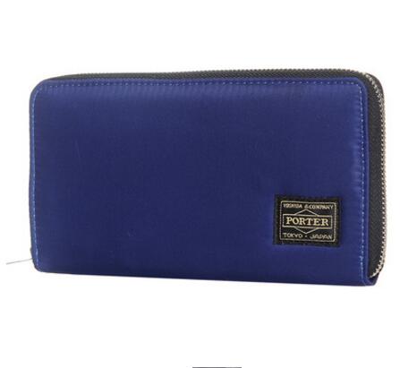 japonais et coréen portefeuille Long à fermeture à glissière hommes portefeuilles occasionnels dames pochette femmes jeunesse sac à main téléphone sac à main: blue wallets