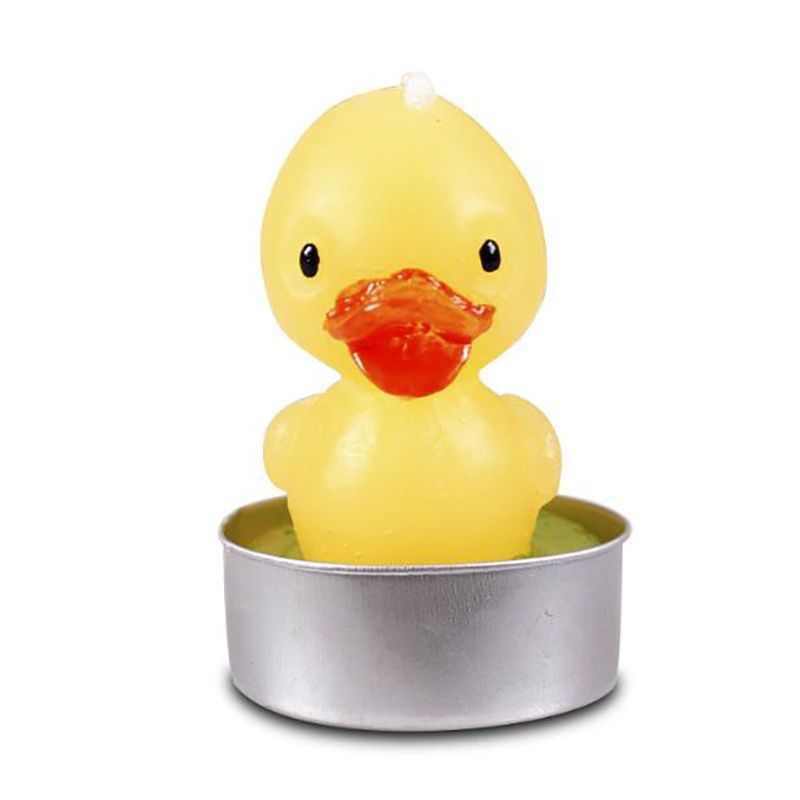 Velas creativas y bonitas con forma de pato, velas para pastel de cumpleaños para niños, para de boda femenina, suministro de decoraciones para fiestas, 1 ud.