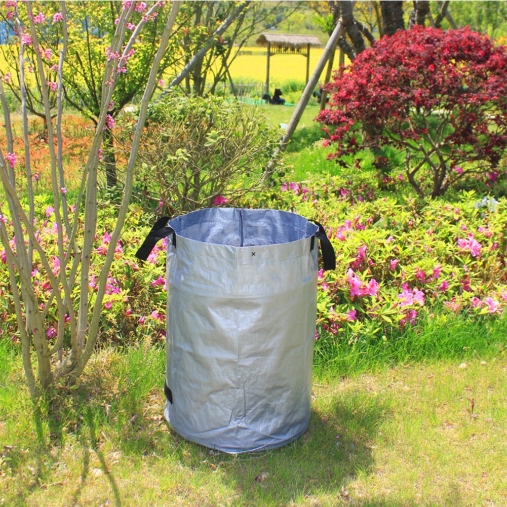 Large Capacity Agriculture Yard Waste With Handles Protable Garden Bag Forest Leaves Outdoor Lawn Space Saving Multifunction