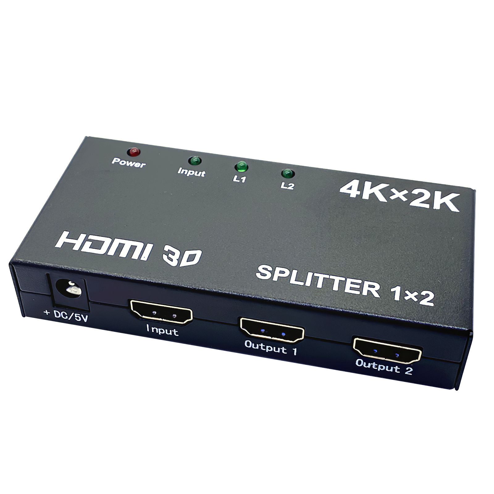 2 In 1 Out 4K USB HDMI-compatible Switch Box 4K/2K/1080P Resolution HDMI-compatible Display Splitter Plug Paly Video Display: USB