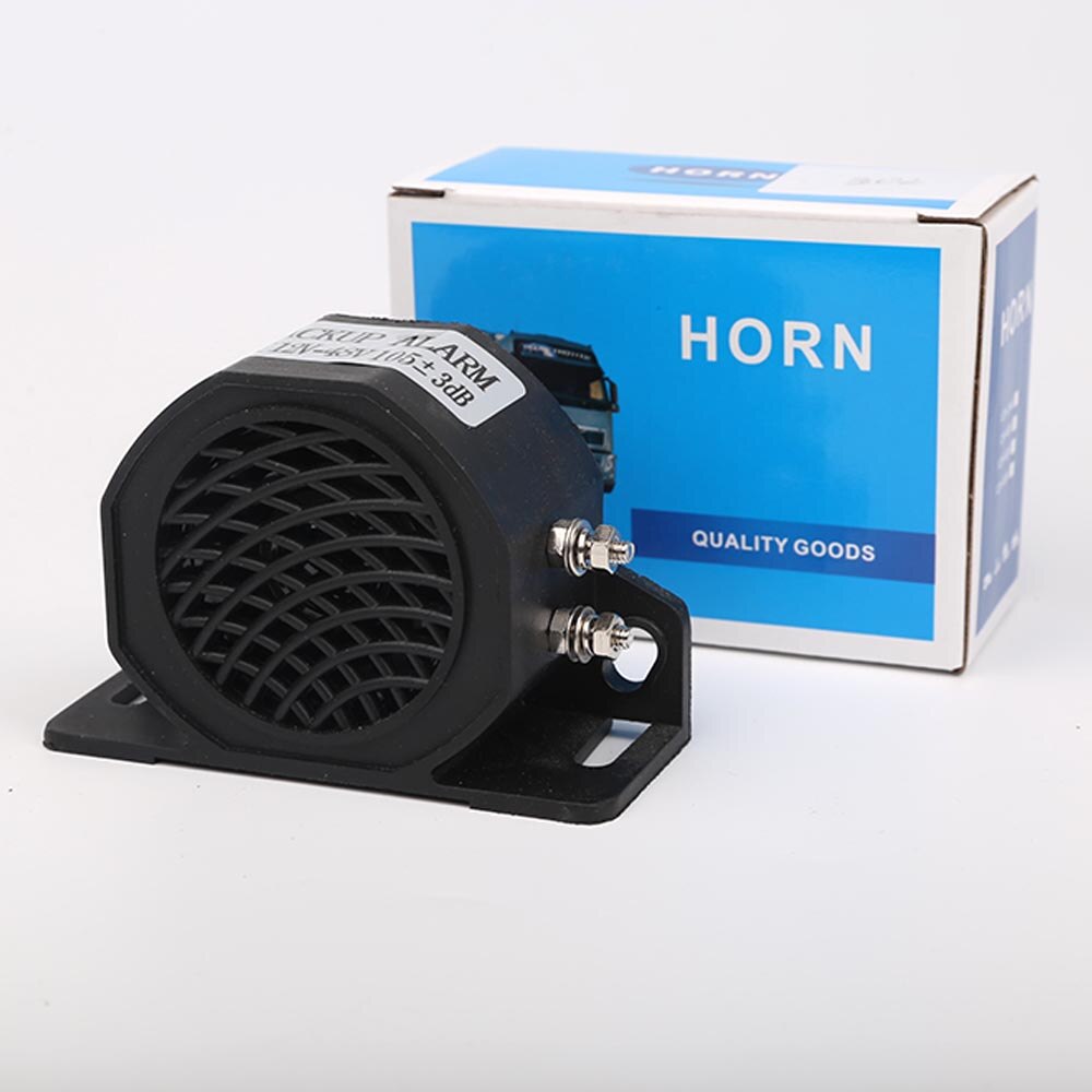 107db 12V 24V 36V 48V 15W Reverse Backup Waarschuwing Alarm Pieper Heavy Truck Hoorn Reverse zoemer Alarm Buzzer