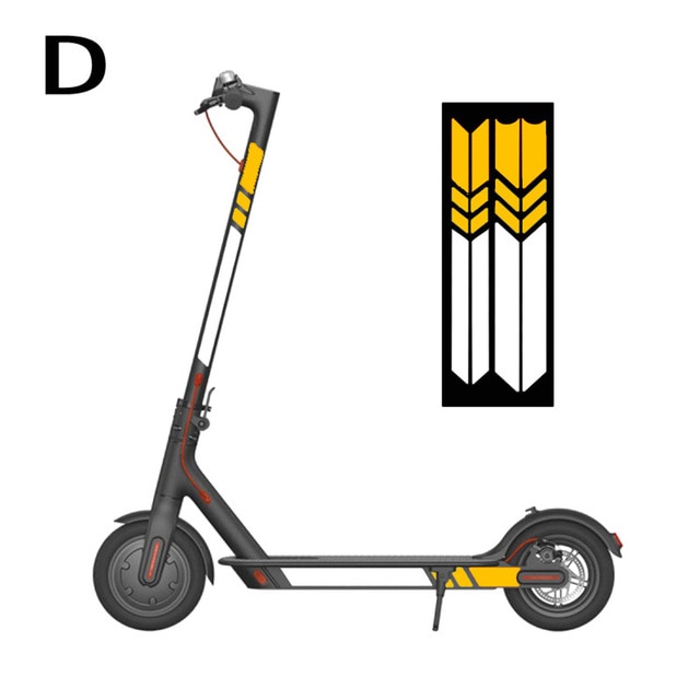 Adhesivo reflectante de PVC para patinete Xiaomi M365/Pro/1S/Pro 2, accesorios de