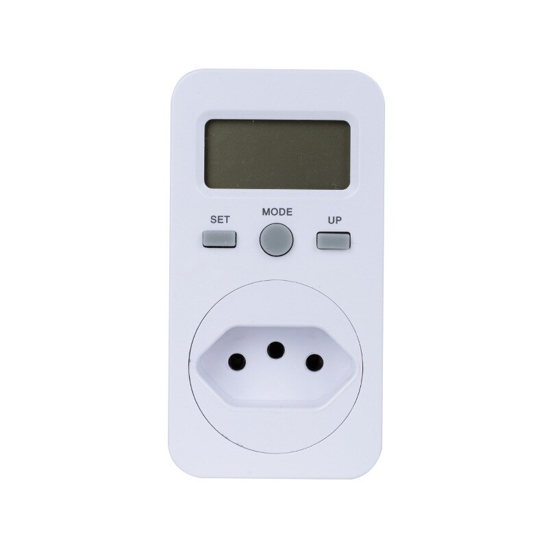 Australische Kleine Scherm Power Metering Socket Power Monitor Intelligente Opladen Socket Meter: Brazil