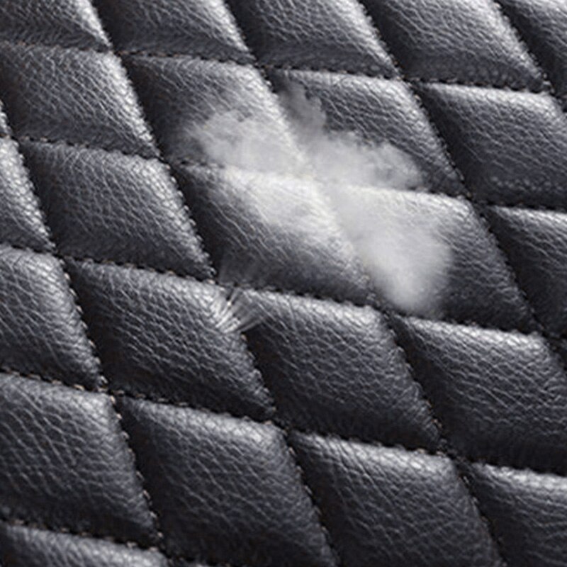 Inner Seat Cover PU Leather Black Anti-skid Accessories Trim Car Auto Replacement