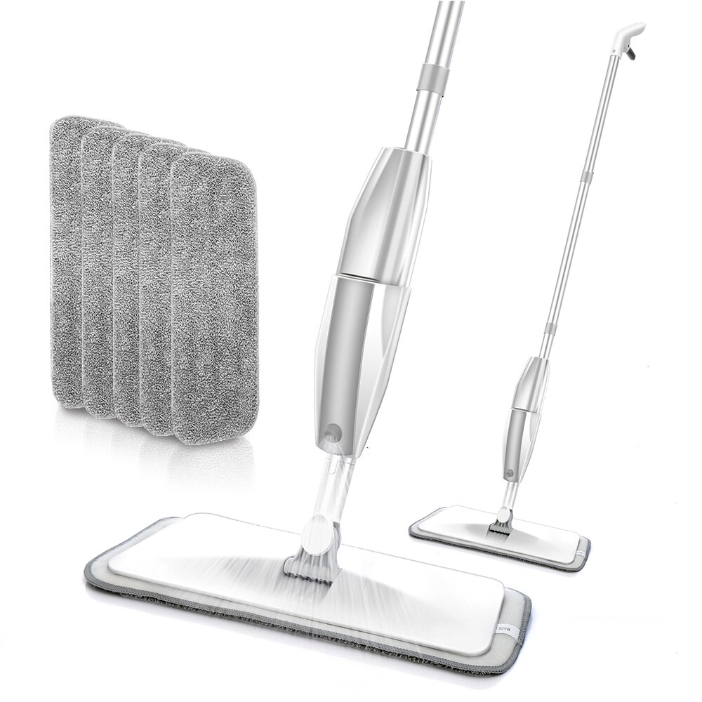 Spray Mop Voor Floor Cleaning Microfiber Mop Pad Vullingen 360 ° Rotatie Vlakmop Voor Hardhout Laminaat Hout Keramische Tegels floor