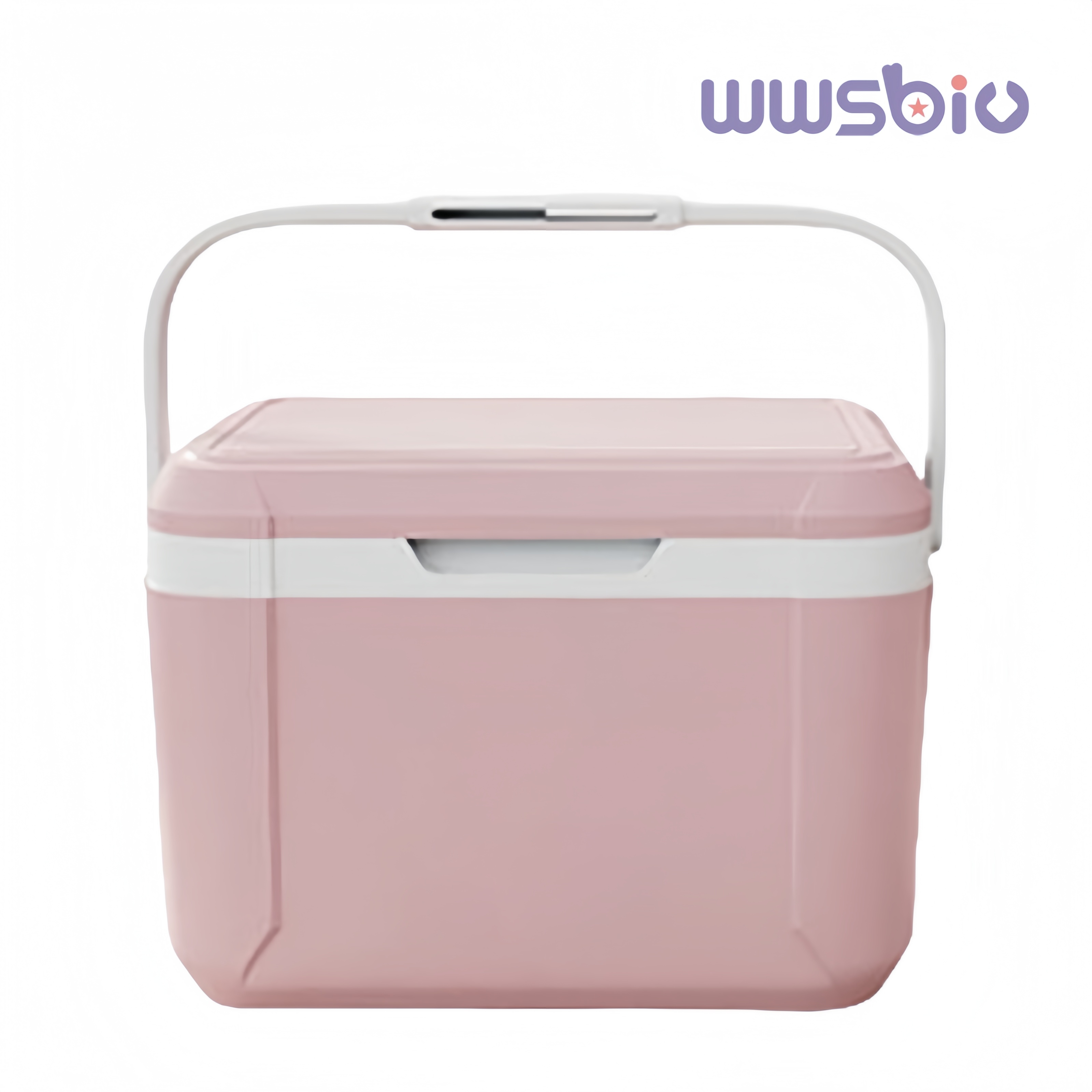 5l mini bilkylare icke-elektriska 5qt iskylare för utomhuscamping: Rosa