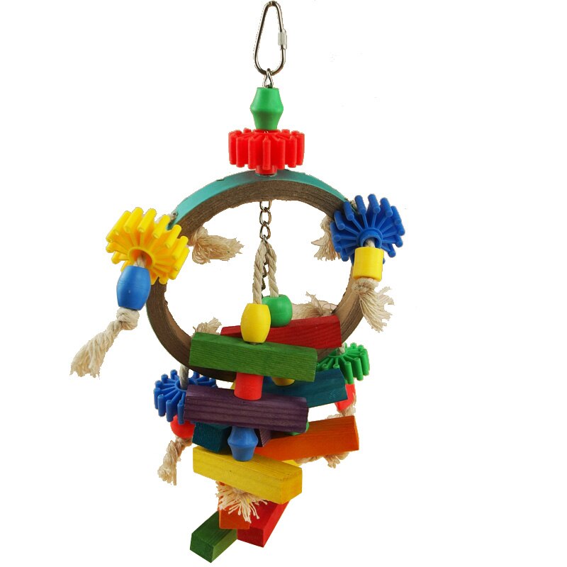 Juguetes para masticar pájaros, juguetes para morder, para loros de tamaño pequeño a grande, accesorios para aves, suministros