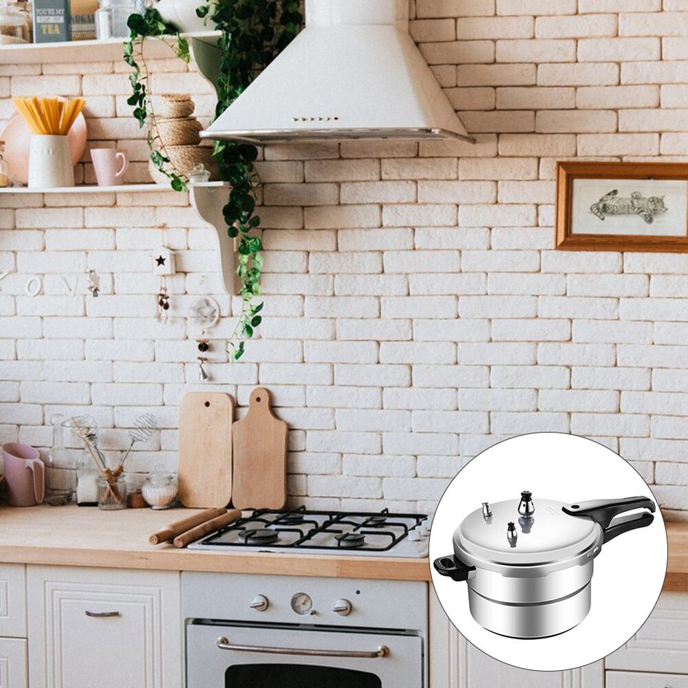 Gas Induction Cooker Pressure Cooker Mini Pressure Cooker Cooking Pot Silver