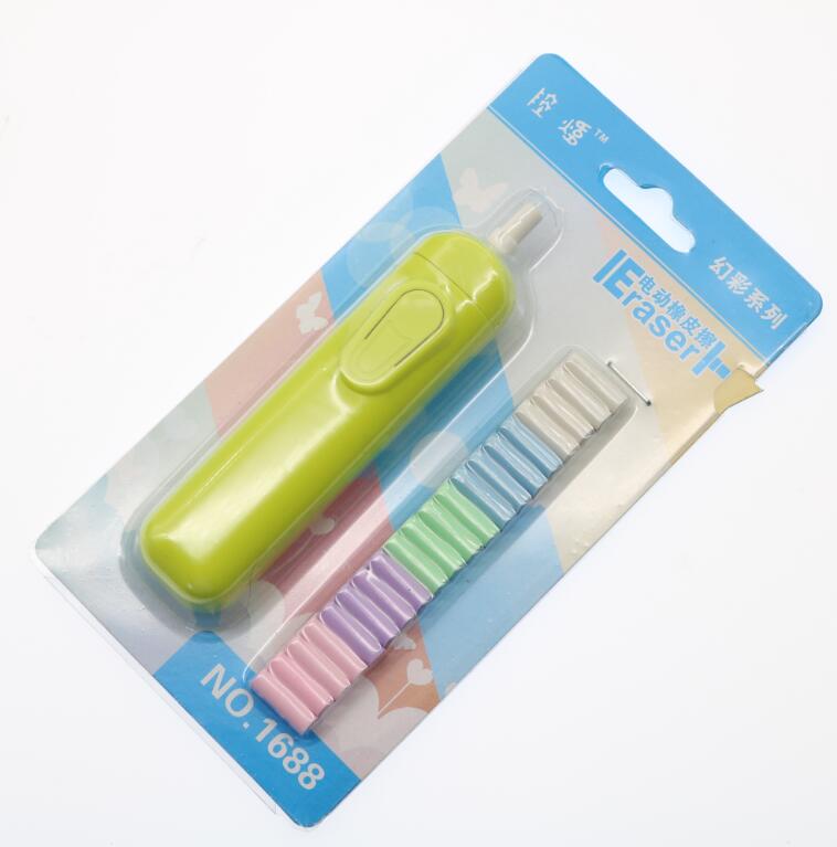 Der Went Battery Operated Eraser Electric Eraser Automatic School Supplies Leather Stationery Child Day Material Escolar: D