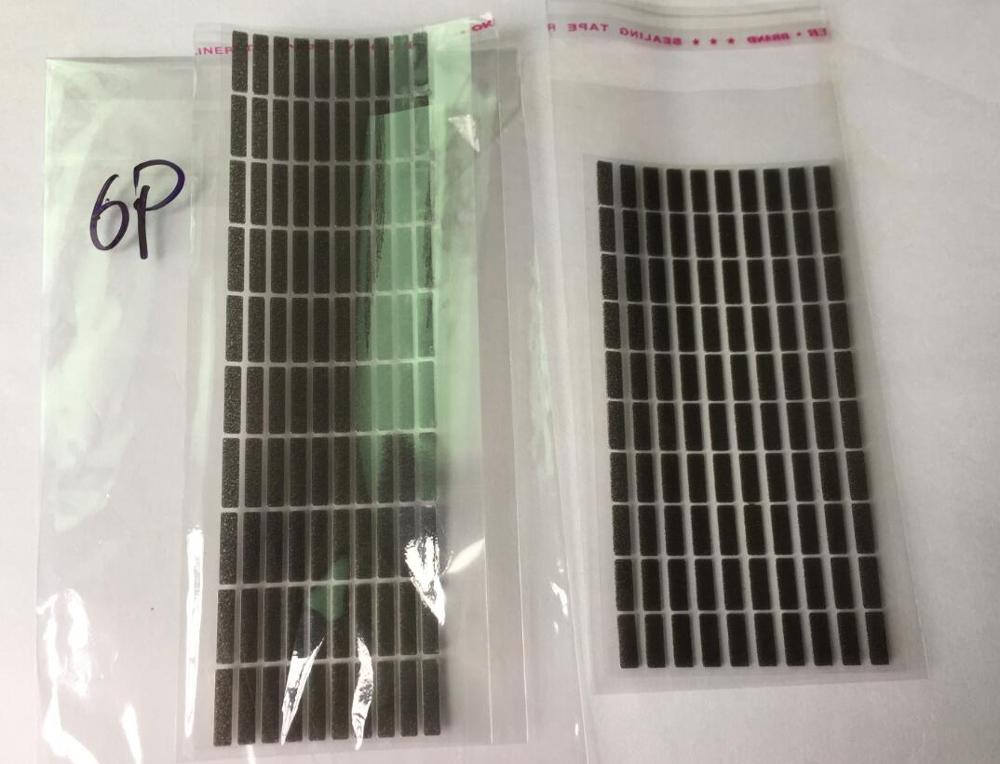 100 zestawów/partia gąbka uszczelniająca naklejki z pianki LCD i digitizer ekran dotykowy flex cable naklejki na iPhone 4 4S 5 5S 6 Plus 6plus 6 P 7 8