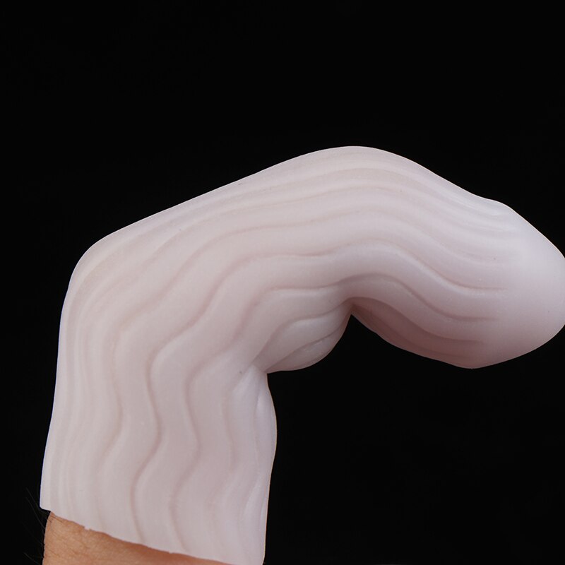 1 paire Silicone Gel Tube pansement doigt orteil protecteur gant manches soulagement de la douleur chauffé doigt gants antidérapant